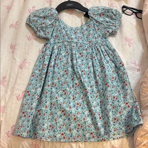 Janie and Jack ditsy floral puff sleeve dress